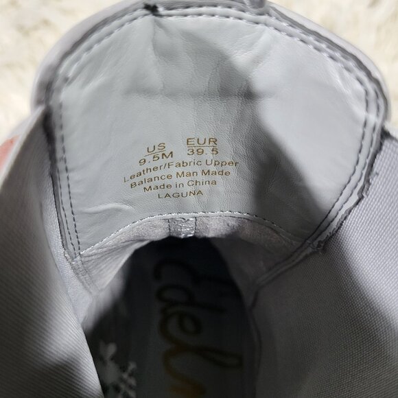 Sam Edelman Women's Laguna Chelsea Pebble Grey Leather Ankle Boot 9.5M - Picture 9 of 11